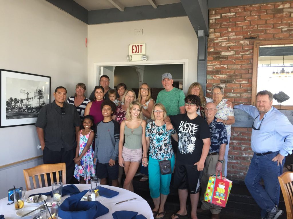 Branin Family gathering at Jolly Roger June 17, 2017