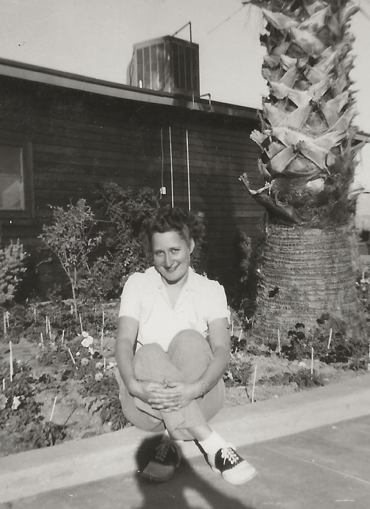 Mary at Borrego Spring 1949